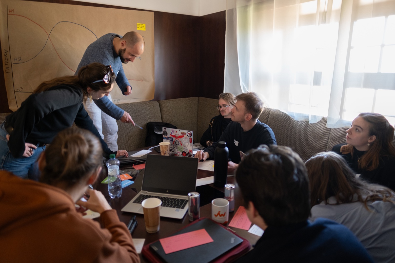 Interregional group of participants together
